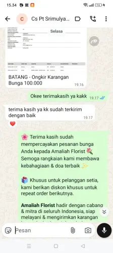 Testimonial Papan Bunga karangheuleut