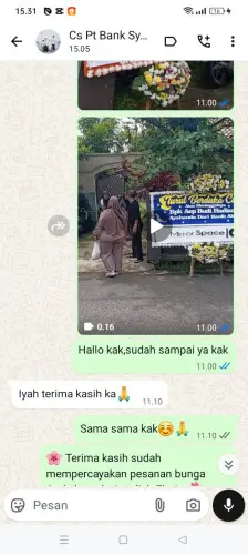 Testimonial Papan Bunga karangheuleut
