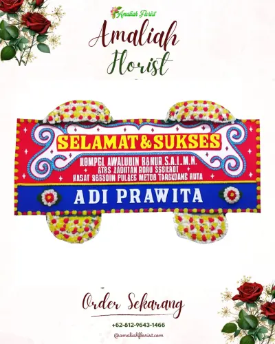 Karangan Bunga Ucapan Selamat karangheuleut